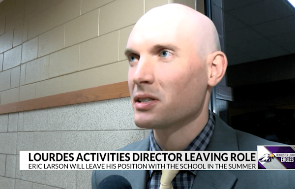 Eric Larson leaving role as Lourdes' Activities Director