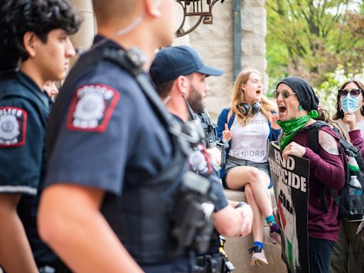 Indiana police continue to make arrests at campuses as students protest Gaza conflict