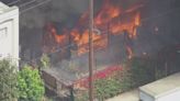 Koreatown home goes up in flames