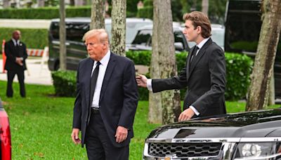 Barron Trump makes MAGA rally debut, still doesn’t speak