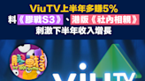 【電訊盈科】ViuTV上半年多賺5%，料《膠戰S3》、港版《社內相親》刺激下半年收入增長