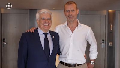 Ceferin se ve con Rocha y la UEFA respalda el Mundial 2030 - MarcaTV