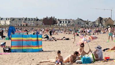 Scotland as hot as Barcelona as temperatures sizzle at 20C with clear skies