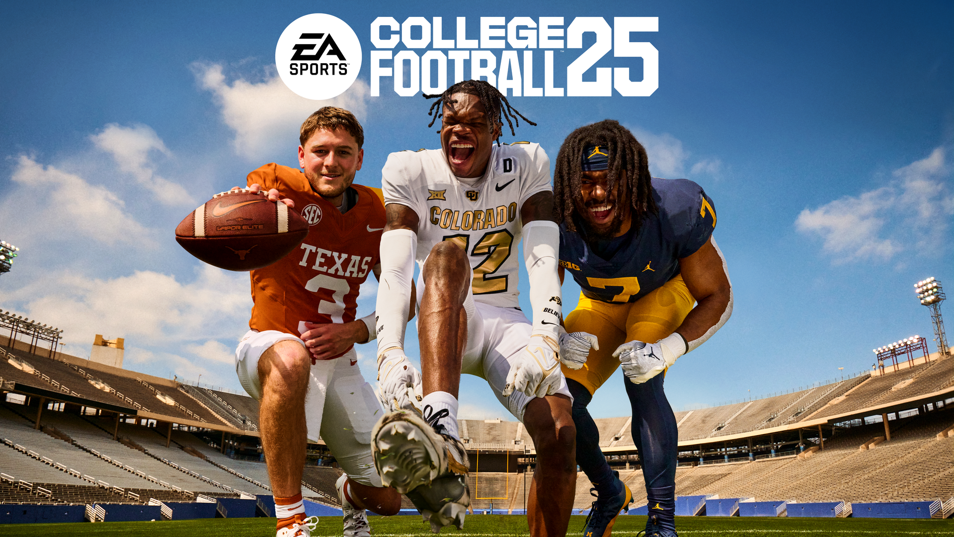 'College Football 25' cover will feature Travis Hunter, Quinn Ewers and Donovan Edwards in return on July 19