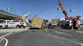 Methuen man hospitalized after tractor-trailer rollover at Logan Airport