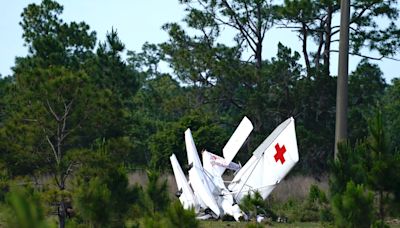 A twin-engine plane crashed in a field in DeLand Thursday afternoon injuring the pilot