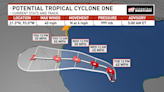 Advisories issued for Potential Tropical Cyclone One, two more areas to watch in tropics