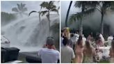 'Historic' waves as high as 20 feet tall send wedding guests in Hawaii running for cover