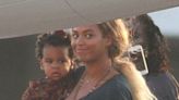 Beyoncé Shows Off Blue Ivy’s Face, Looks Glam In Sweatpants And No Shoes