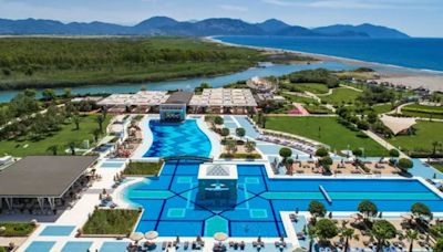The 'superb' Turkey hotel with ten pools, on-site waterpark and private beach
