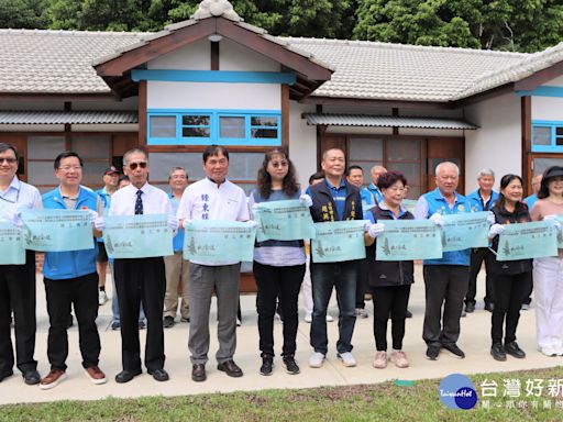 出磺坑南寮13號宿舍修復竣工 鍾東錦盼中油盡早啟用成為旅遊新地標