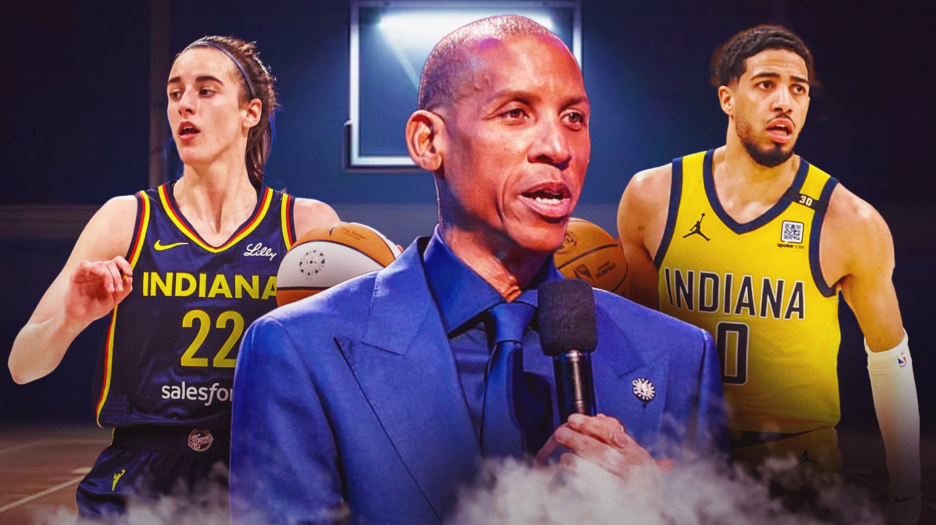 Reggie Miller dishes on Fever rookie Caitlin Clark’s shooting ability vs. Tyrese Haliburton