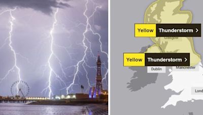 Met Office issues yellow weather warning to bring an end to UK summer heatwave