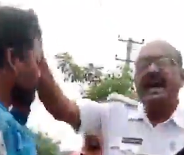 Traffic SI shunted out by Telangana police after video of him abusing lorry driver goes viral