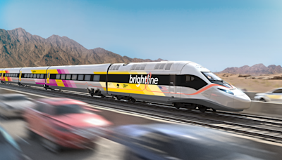 Brightline West broke ground, now the high-speed train is on the clock for 2028 Olympics