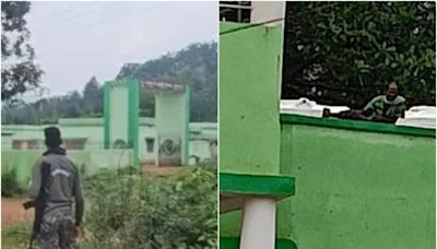 Bizarre! Odisha tribal besieges school, demanding house, Rs 100 crore property; deters pursuers with arrows, stones | Watch