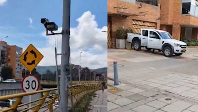 Video l La Secretaría de Movilidad se pronuncia ante extraña cámara situada en importante vía de Bogotá