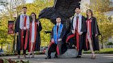 New Jersey quintuplets graduate college on same day from same school