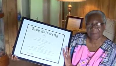 79-year-old graduates with a bachelor’s degree