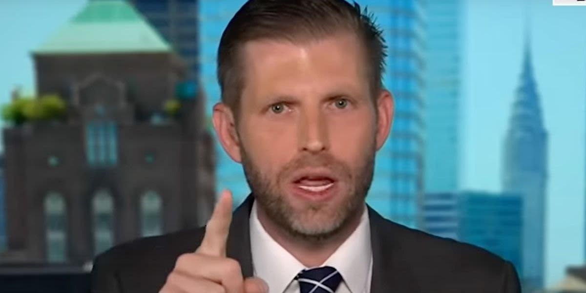 Eric Trump Claims Black Voters Are Turning To His Dad 'In Spades'