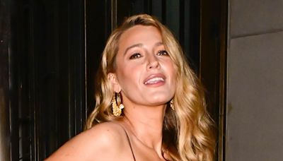 Blake Lively channels Christina Aguilera in chap-inspired jeans