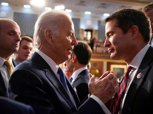 Democrat says he called for Biden to quit race after president failed to recognize him