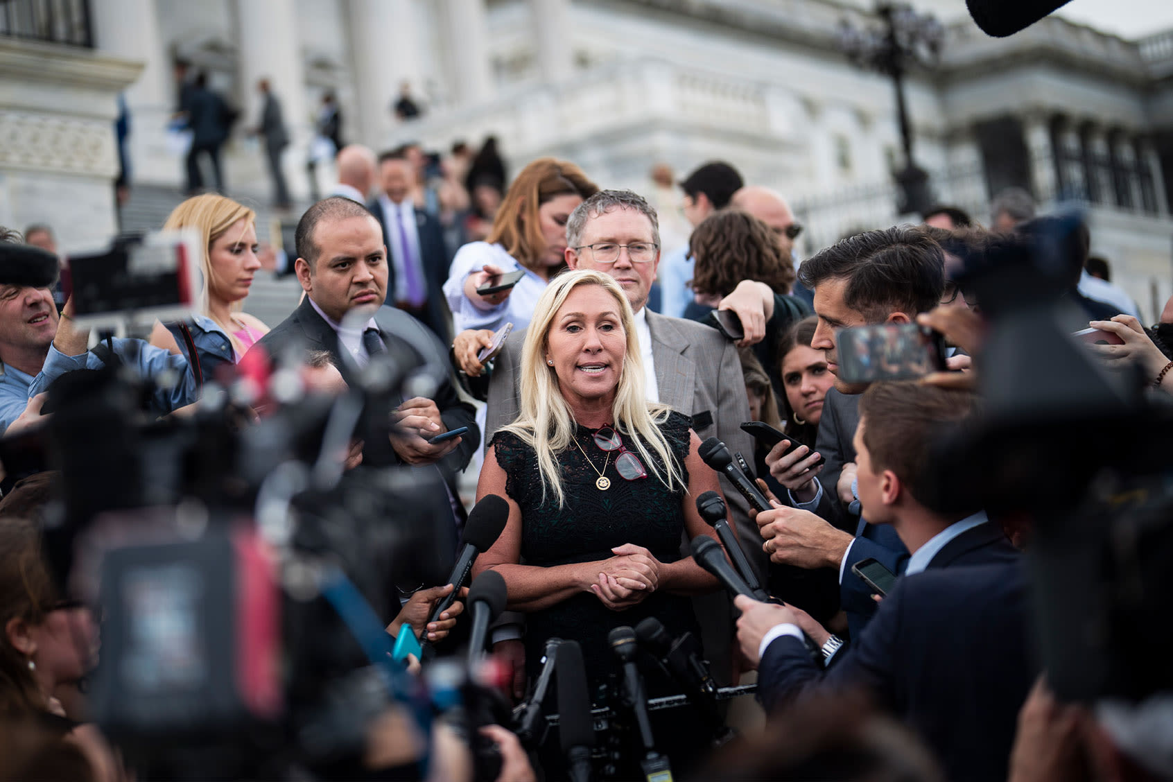 “That’s beneath even you”: Bedlam erupts after Marjorie Taylor Greene attacks Black lawmaker