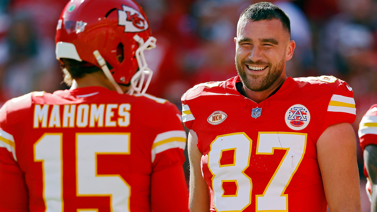 Patrick Mahomes Says Taylor Swift "Got" Travis Kelce to "Grow His Hair Out" at Last