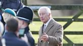 Waving King and Queen attend New Year’s Eve Sandringham church service