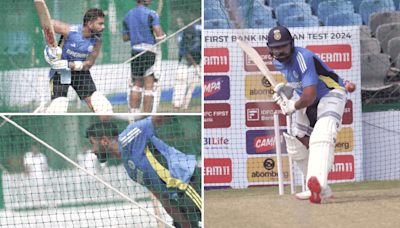 Watch: Virat Kohli, Rohit Sharma, Jasprit Bumrah And Others Sweat It Out In Nets At Green Park Stadium Ahead...