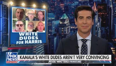 Fox News freaks out over "White Dudes for Harris"