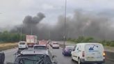 Major motorway reopens after fire caused closure