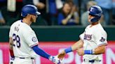 Mic’d up Josh Jung makes multi-tasking look easy during Rangers-Cubs opening day matchup