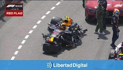 El espeluznante accidente de Checo Pérez en Mónaco que pone los pelos de punta