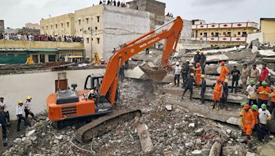 Surat building collapse: Seven dead as multi-storey building collapses in Gujarat