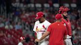 Cards reliever, rookie manager get heated on mound in win