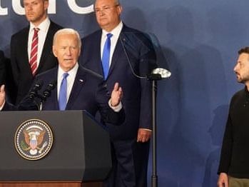 You could sense the embarrassment: Biden’s press conference a sign of how low the presidency has sunk | John Crace