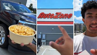 ‘With a side of oil’: Driver says AutoZone now sells mac and cheese. Is it true?