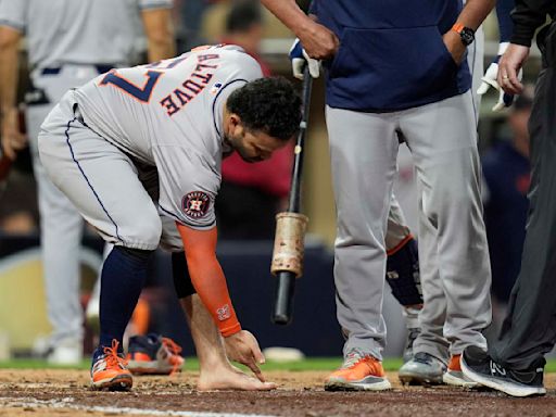 Astros beat the Padres 4-3 in 10 innings after Jose Altuve was ejected in wild scene in the 9th