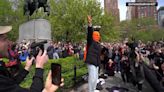 Video: Crowd cheers as man eats 700 cheese balls in under 30 minutes