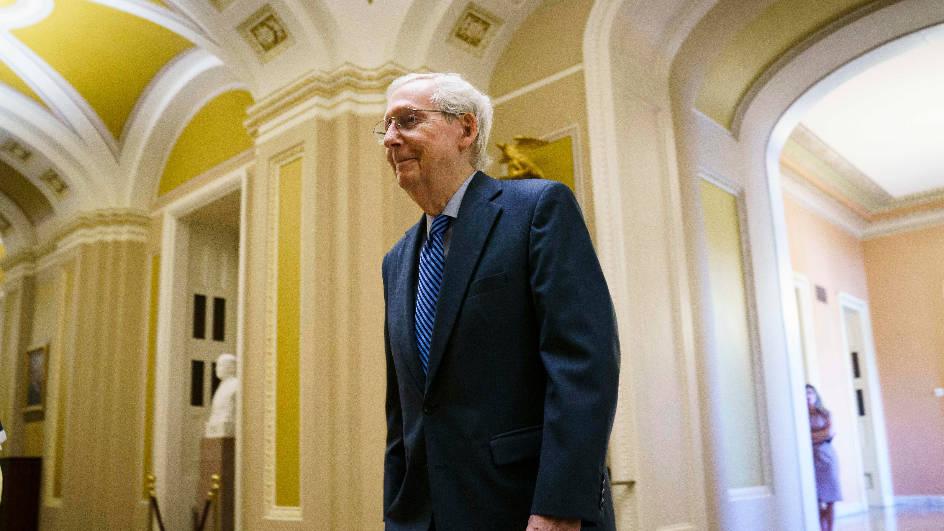 After long battle over Ukraine aid, Mitch McConnell says largest foes were outside Congress