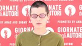 Emma Corrin Wears Bold Olive Green Cardigan and Briefs Look in Venice—See the Photos