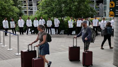 WestJet Airlines workers vow to continue strike that's led to hundreds of canceled flights