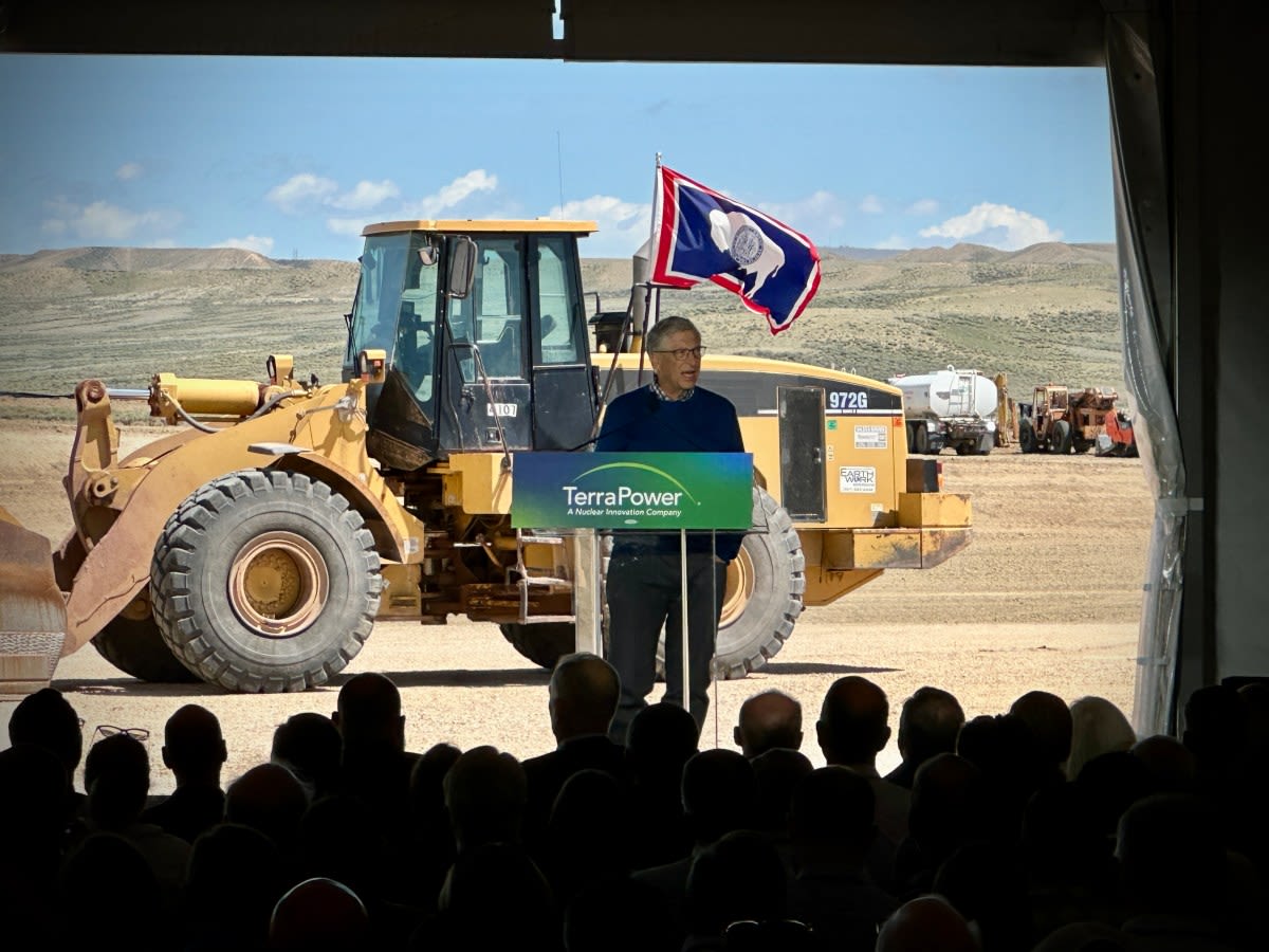 Bill Gates' nuclear project in Kemmerer, Wyoming, breaks ground - Marketplace