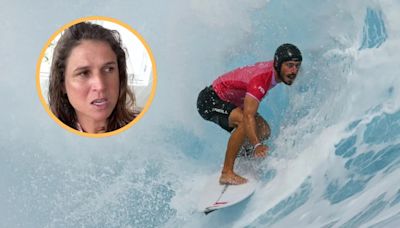 Sofía Mulanovich al borde del llanto tras meritoria clasificación de Alonso Correa a semifinales en surf de los Juegos Olímpicos 2024