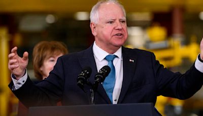 What would happen if Gov. Tim Walz became Vice President Kamala Harris' running mate?