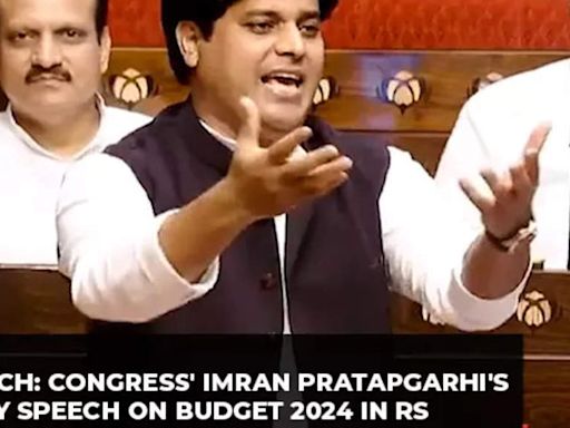 Imran Pratapgarhi in RS: Govt in its palace has no clue how prices hurt people