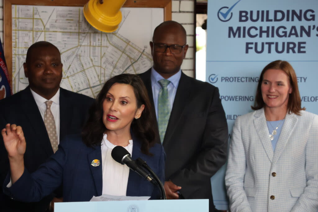 In Detroit, Whitmer puts focus on safety and jobs while signing off on $83B budget