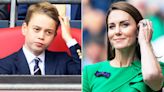 Prince George Mirrors Mom Kate Middleton with a Move to Make Sure His Hair Looks Perfect at Soccer Game