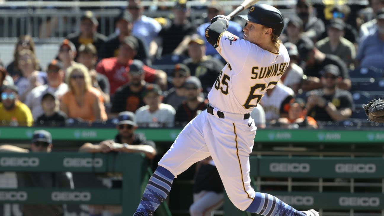 Pirates option slumping Suwinski to minors